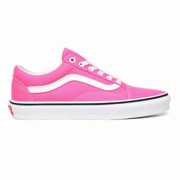 Vans Neon Old Skool - Naisten Tennarit - Pinkki/Valkoinen